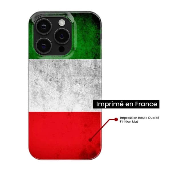 Tryckt silikonfodral som är kompatibelt med Xiaomi 14 Ultra Italien flagga