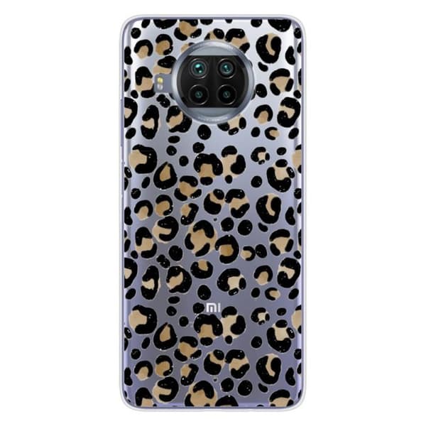 Tryckt silikonfodral som är kompatibelt med Xiaomi Mi 10T Lite Leopard
