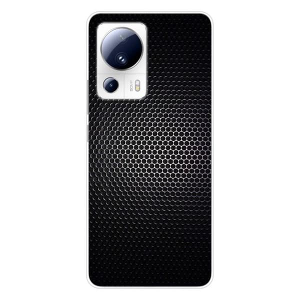 Tryckt silikonfodral som är kompatibelt med Xiaomi 13 Lite Dark Metal