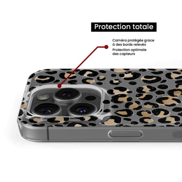 Tryckt silikonfodral som är kompatibelt med Xiaomi 14 Leopard