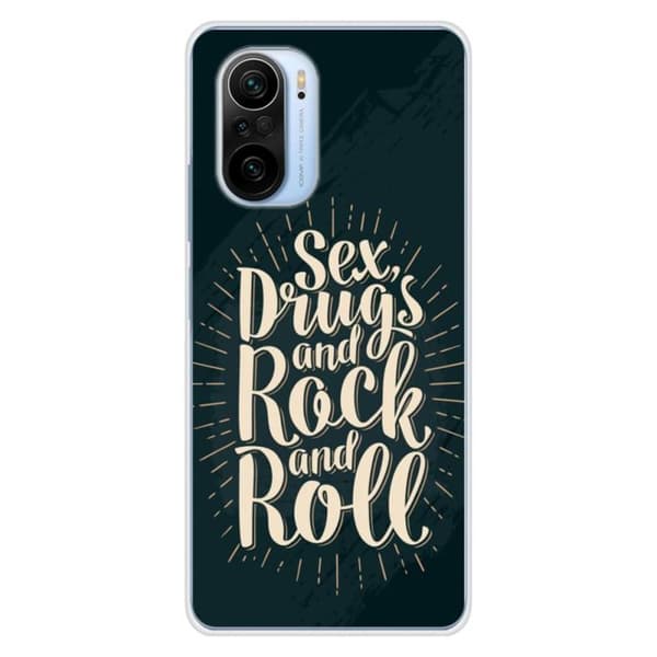 Tryckt silikonfodral som är kompatibelt med Xiaomi Mi 11 Pro Sex och rock and roll