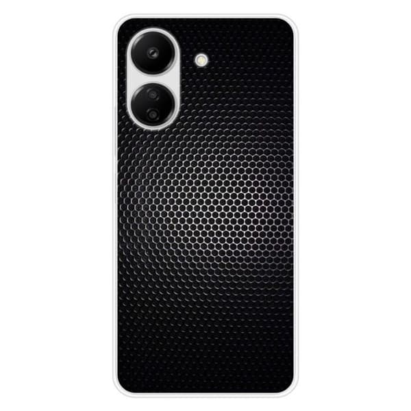 Tryckt silikonfodral som är kompatibelt med Xiaomi Redmi 13C 4G Dark Metal