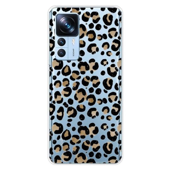 Tryckt silikonfodral som är kompatibelt med Xiaomi Mi 12T Mi 12T Pro Leopard