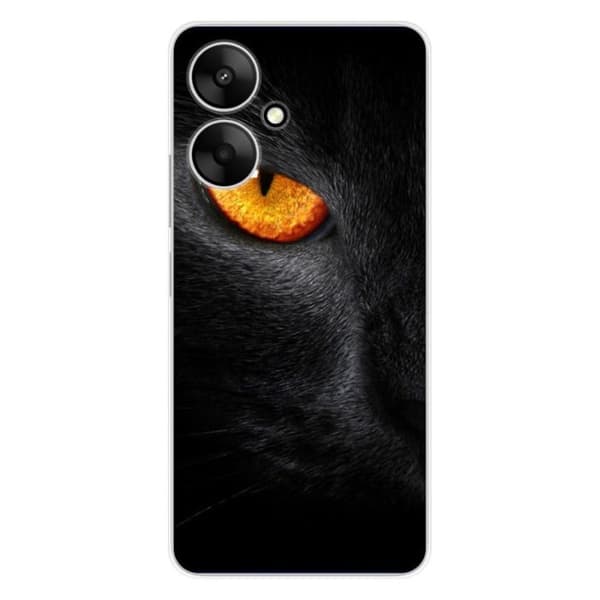 Tryckt silikonfodral kompatibelt med Xiaomi Redmi 13C 5G Eye of Panterre