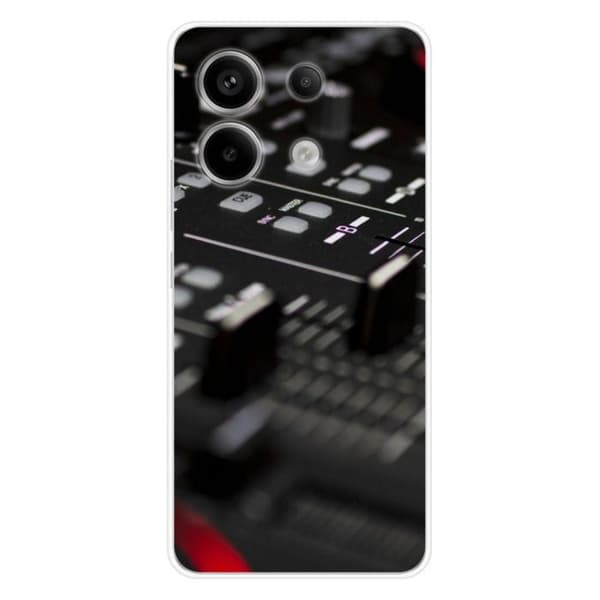 Tryckt silikonfodral kompatibelt med Xiaomi Redmi Note 13 Pro 5G Dj Mixer