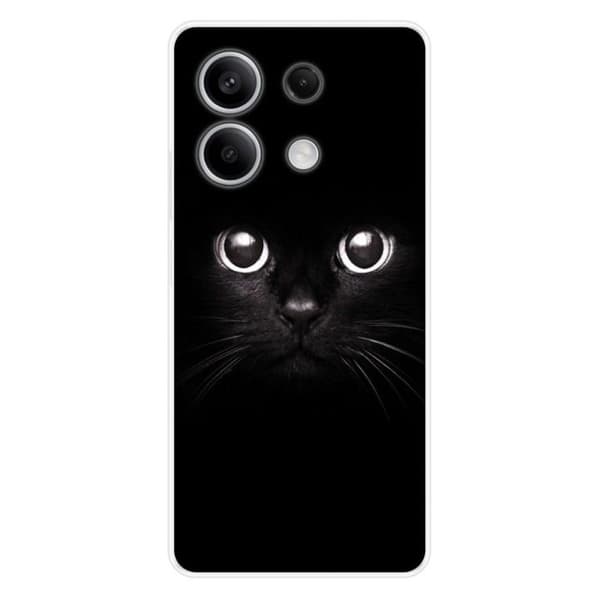 Tryckt silikonfodral som är kompatibelt med Xiaomi Redmi Note 13 5G kattögon