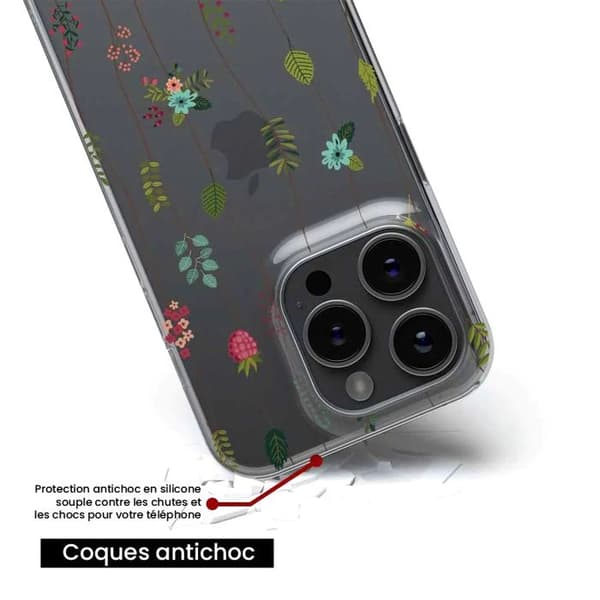 Tryckt silikonfodral kompatibelt med Xiaomi Redmi Note 13 Pro 4G Rose of flowers