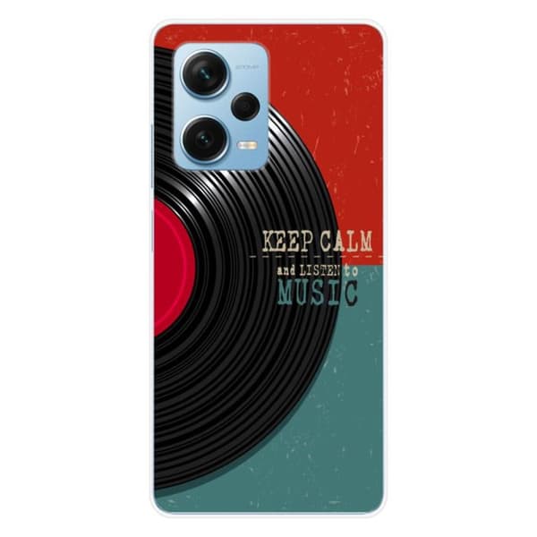 Silicone-målad skal - 1001 skal - Xiaomi Redmi Note 12 Pro Plus - Transparent - Semi-rigid - Unik