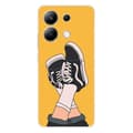Miniatyrbild 1 av 6: Tryckt silikonfodral kompatibelt med Xiaomi Redmi Note 13 4G Sneakers