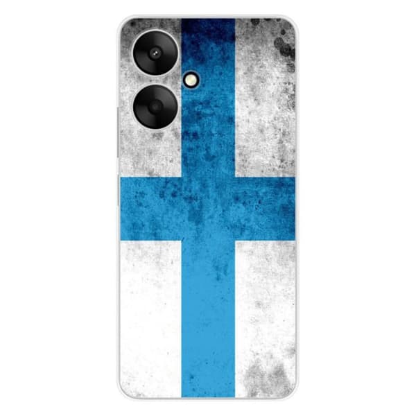 Tryckt silikonfodral som är kompatibelt med Xiaomi Redmi 13C 5G Marseille flagga