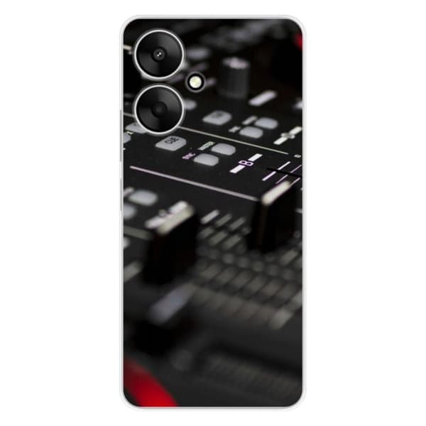 Tryckt silikonfodral som är kompatibelt med Xiaomi Redmi 13C 5G Dj Mixer