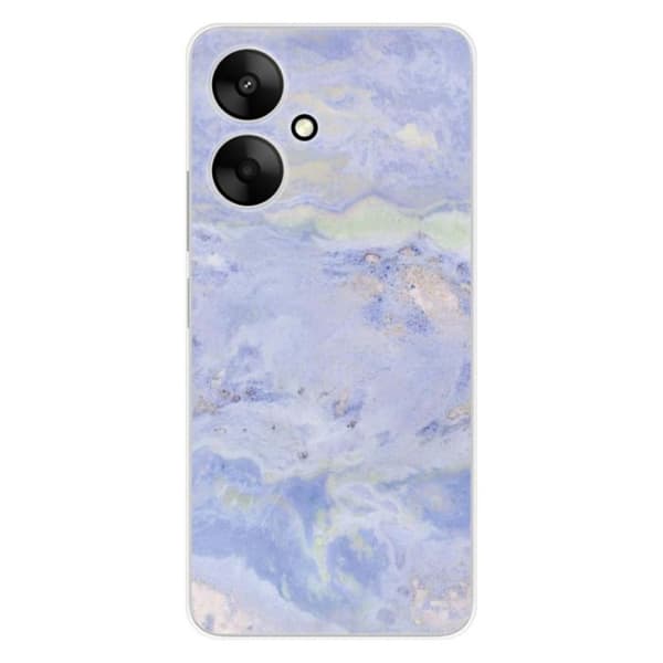 Tryckt silikonfodral som är kompatibelt med Xiaomi Redmi 13C 5G Blue Marble