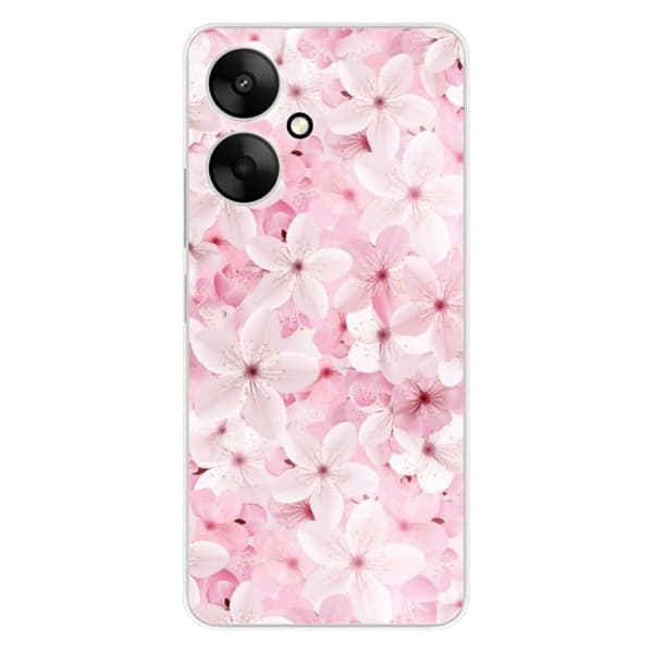 Tryckt silikonfodral som är kompatibelt med Xiaomi Redmi 13C 5G Sakura