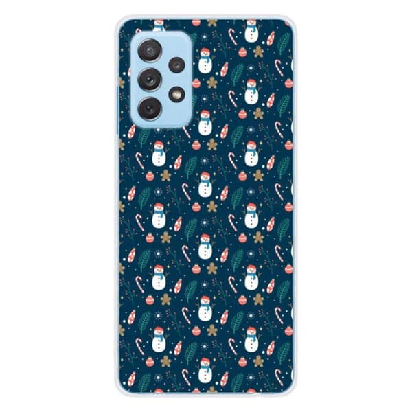 Siliconmobilskal - 1001 skal - Samsung Galaxy A32 4G - Flerfärgad - Snögubbe - Halvstyv