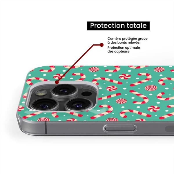 Tryckt silikonfodral som är kompatibelt med Samsung Galaxy A3 2017 NO Sucre d'orge