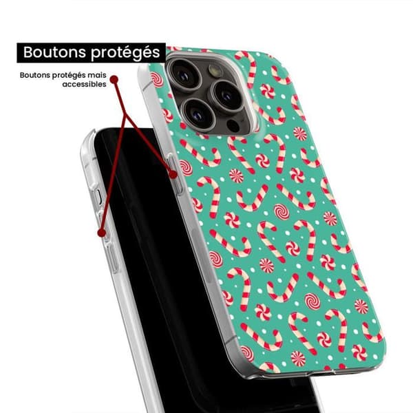 Tryckt silikonfodral som är kompatibelt med Samsung Galaxy A3 2017 NO Sucre d'orge