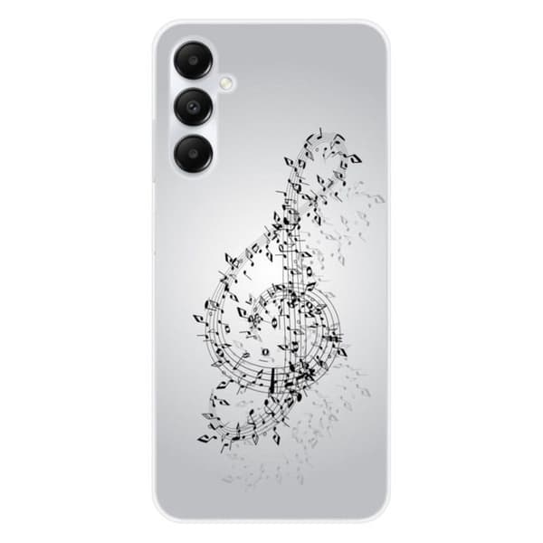 Tryckt silikonfodral som är kompatibelt med Samsung Galaxy A05S Vals av noter