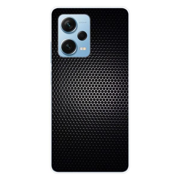 Tryckt silikonfodral som är kompatibelt med Xiaomi Redmi Note 12 Pro Plus Dark Metal