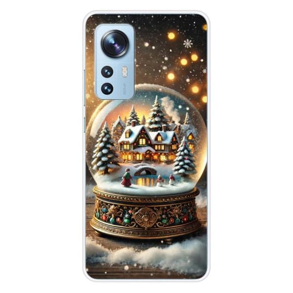 Tryckt silikonfodral som är kompatibelt med Xiaomi Mi 12 Mi 12X NO Fairy Globe