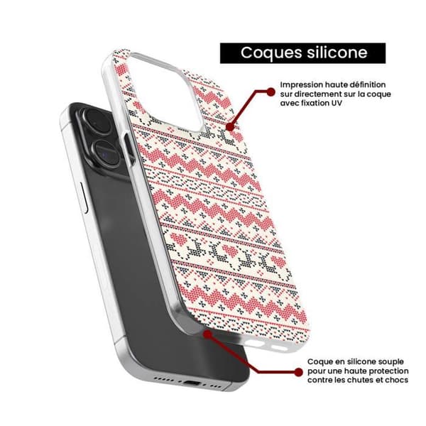 Silikonskal med tryck - 1001 skal - Xiaomi Redmi 8 - Flerfärgad - Jul - Optimal skydd