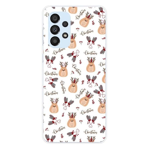 Tryckt silikonfodral - 1001 fodral - Samsung Galaxy A33 5G - Söt jul - Optimalt skydd - TPU Gel