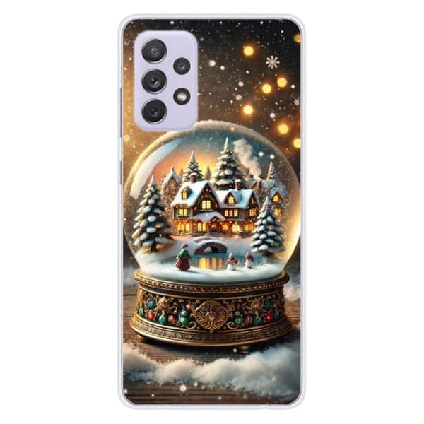 Tryckt silikonfodral kompatibelt med Samsung Galaxy A72 4G NO Fairy Globe