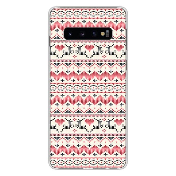 Siliconfodral med tryck - 1001 fodral - Samsung Galaxy S10 - Transparent - Flerfärgad - Jul