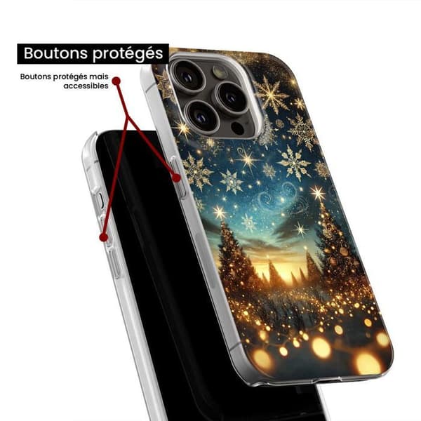 Siliconfodral med tryck - 1001 fodral - Samsung Galaxy A50/A50s - Flerfärgad - Julens magi - Semi-styv
