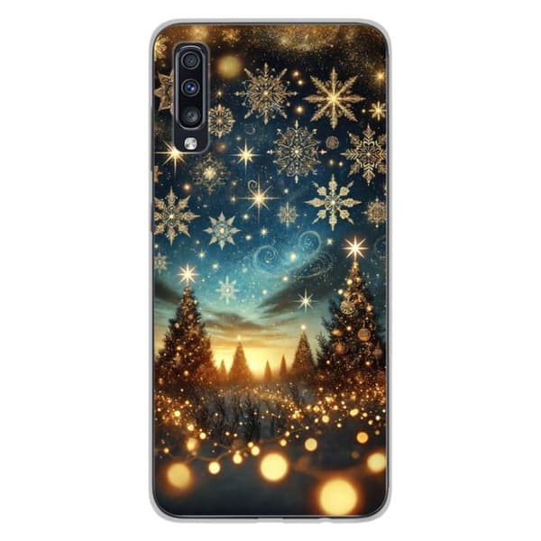 Siliconfodral med tryck - 1001 fodral - Samsung Galaxy A50/A50s - Flerfärgad - Julens magi - Semi-styv