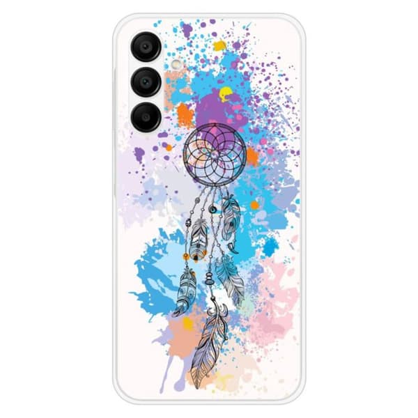 Tryckt silikonfodral som är kompatibelt med Samsung Galaxy A15 Dreamcatcher Color