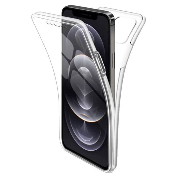 360 heltäckande skydd - Apple - iPhone 15 Plus - Transparent - Semi-hård - Stötte skydd