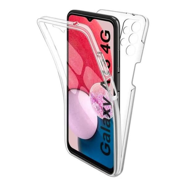 Heltäckande skal 360 - Samsung - Galaxy A13 4G - Transparent - Semistivt - Heltäckande skydd