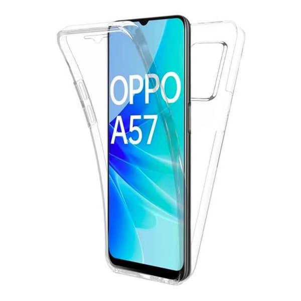 Heltäckande skal 360 - Oppo - A77 5G A57 4G A57 5G - Transparent - Heltäckande skydd - Anpassad design