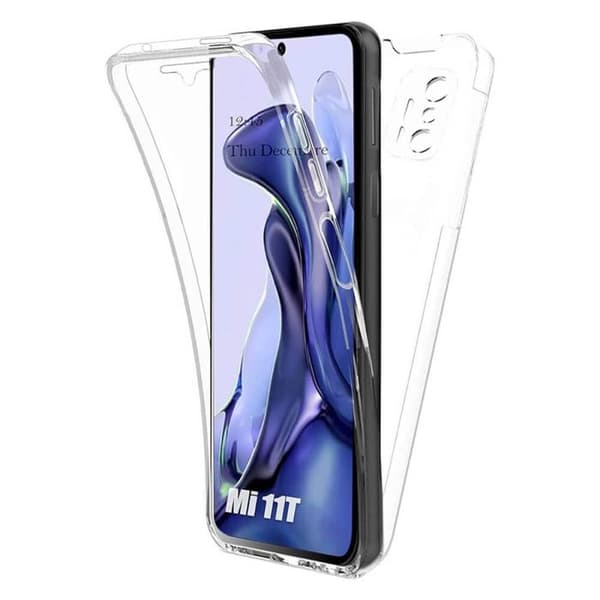 Helhetskydd 360 - Xiaomi - Mi 11T 5G / Mi 11T Pro 5G - Transparent - Motståndskraftig - Användarkomfort