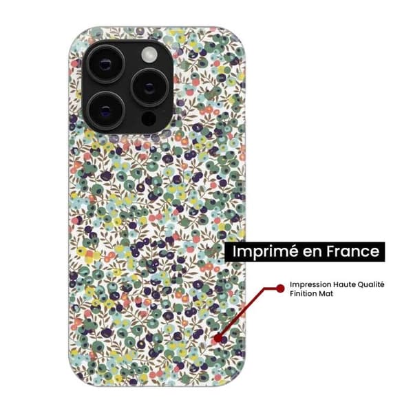 Tryckt silikonfodral kompatibelt Xiaomi Redmi A3 4G Liberty Wiltshire Green
