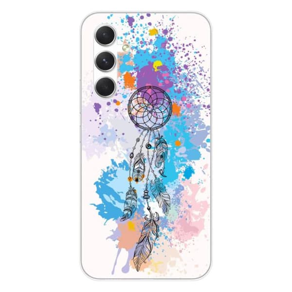 Tryckt silikonfodral som är kompatibelt med Samsung Galaxy A54 5G Dreamcatcher Color