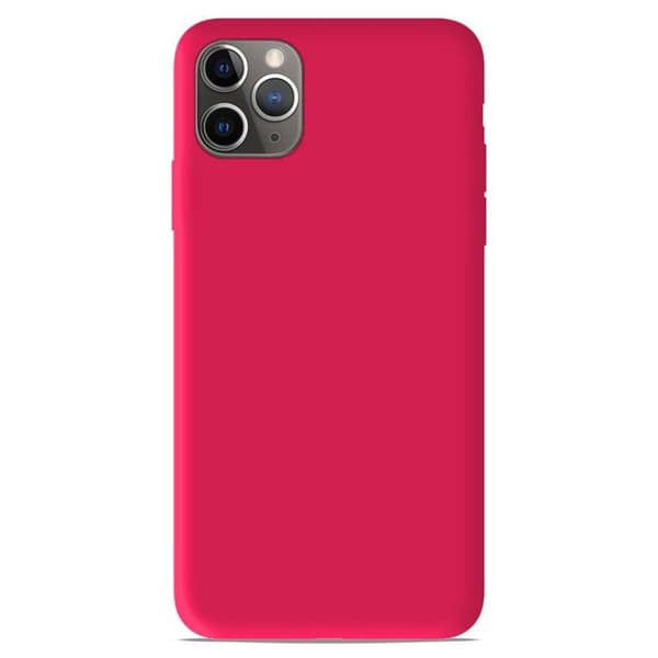 Siliconfodral - Apple - iPhone 11 Pro Max - Matt Rosa Blix - Stöttålig - Fritt åtkomst till funktioner