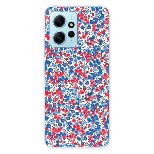 Tryckt silikonfodral kompatibelt Xiaomi Redmi Note 12 4G Liberty Wiltshire Blue