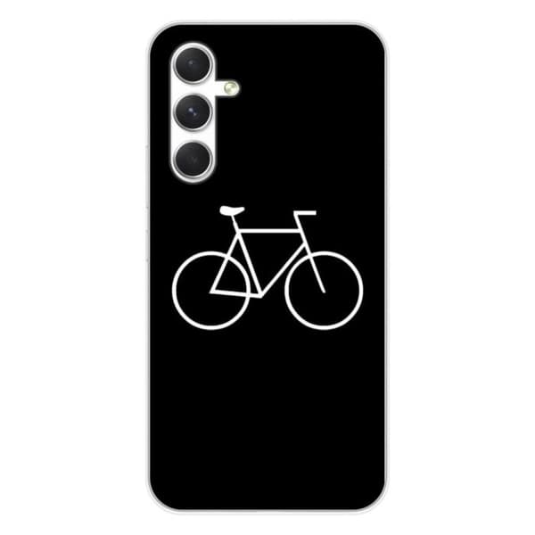 Tryckt silikonfodral som är kompatibelt med Samsung Galaxy A54 5G Bike Hipster