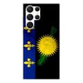 Miniatyrbild 1 av 6: Tryckt silikonfodral som är kompatibelt med Samsung Galaxy S23 Ultra Guadeloupe flagga
