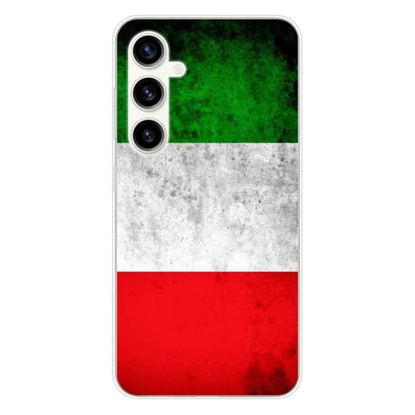 Tryckt silikonfodral som är kompatibelt med Samsung Galaxy S23 FE Italien flagga