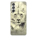 Miniatyrbild 1 av 6: Tryckt silikonfodral som är kompatibelt med Samsung Galaxy M55 5G Lioness