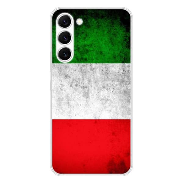 Tryckt silikonfodral som är kompatibelt med Samsung Galaxy S23 Italien flagga