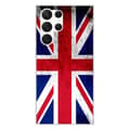 Miniatyrbild 1 av 6: Tryckt silikonfodral som är kompatibelt med Samsung Galaxy S23 Ultra England flagga