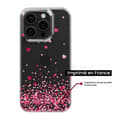 Miniatyrbild 2 av 6: Tryckt silikonfodral som är kompatibelt med Samsung Galaxy S24 FE Pink Heart Confetti