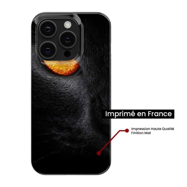 Tryckt silikonfodral som är kompatibelt med Samsung Galaxy S23 Ultra Eye of Panterre