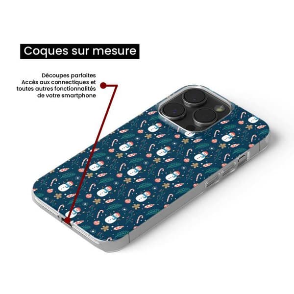 Tryckt silikonfodral kompatibelt Samsung Galaxy S10 Plus INGEN Snowman