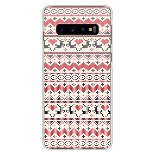 Siliconefodral med tryck - 1001 fodral - Samsung Galaxy S10 Plus - Flerfärgad - Jul - Optimal skydd