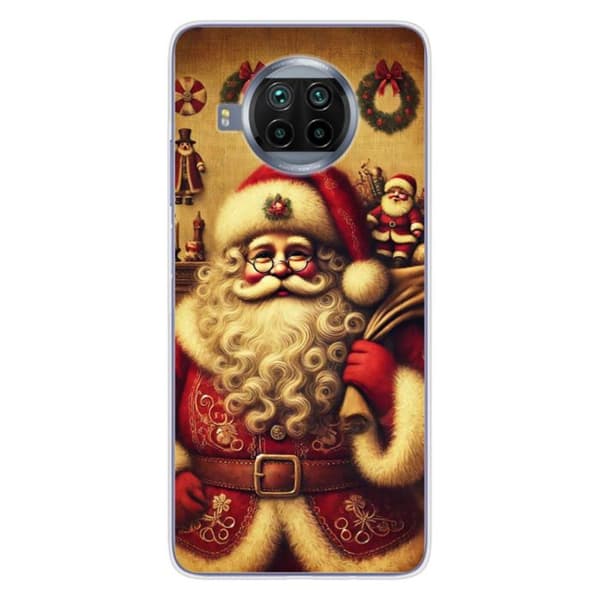 Siliconfodral med tryck - 1001 fodral - Xiaomi Mi 10T Lite - Vintage Julmotif - Optimal skydd
