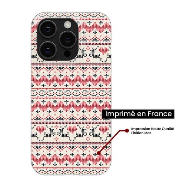 Siliconfodral med tryck - 1001 fodral - Apple iPhone 7 - Julmönster - Optimal skydd - TPU Gel